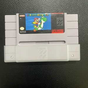 Super Nintendo Super Mario World Game